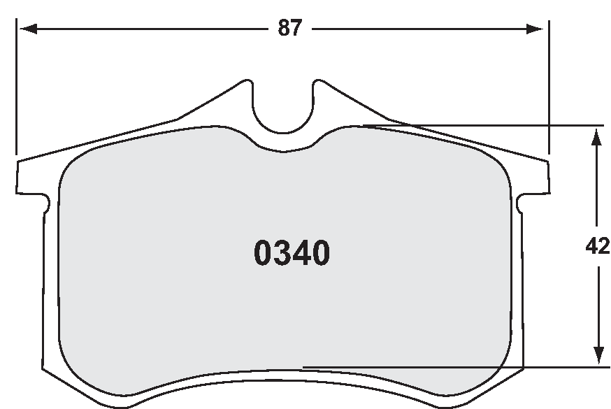 PFC Racing Brake Pads - 0340