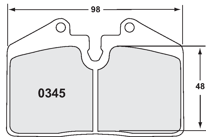 PFC Racing Brake Pads - 0345