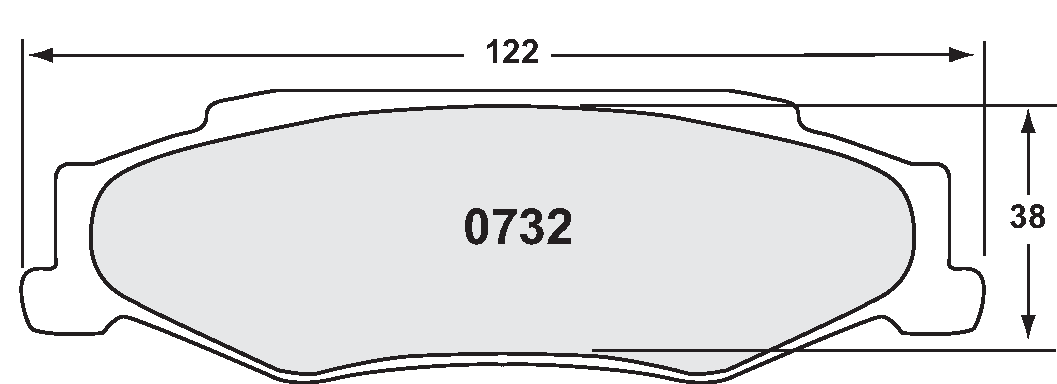 PFC Racing Brake Pads - 0732