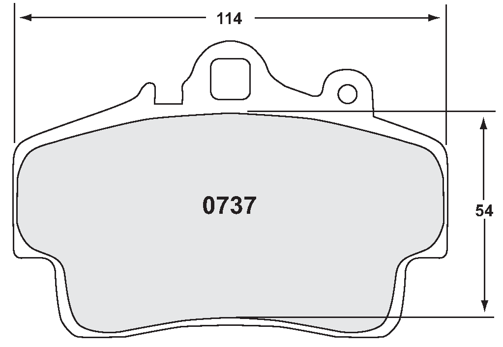 PFC Racing Brake Pads - 0737