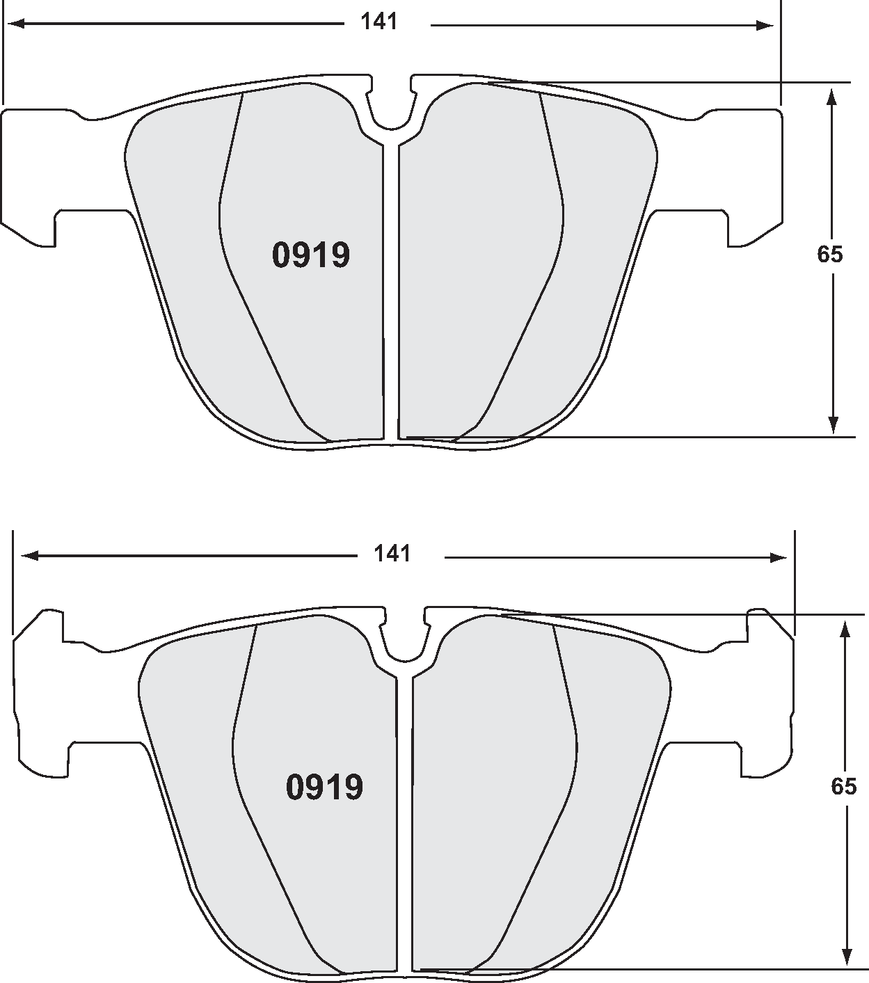 PFC Racing Brake Pads - 0919