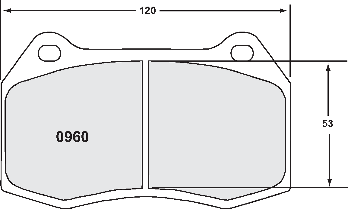 PFC Racing Brake Pads - 0960
