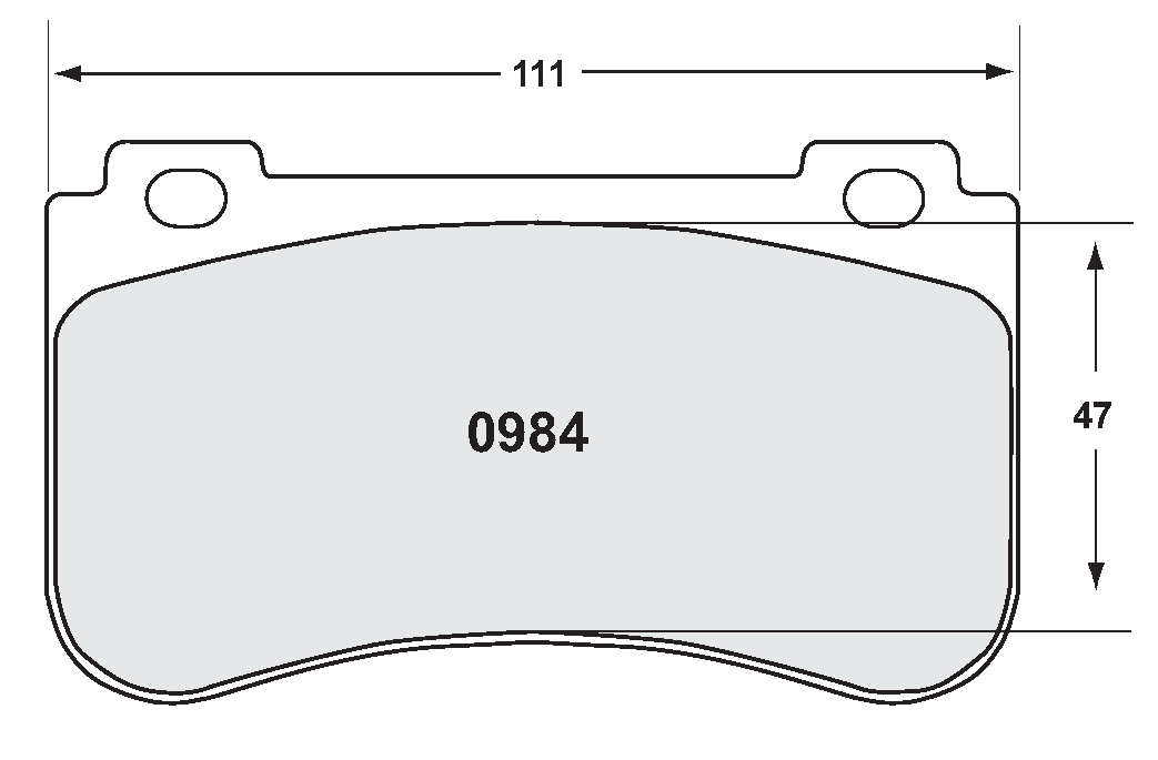 PFC Racing Brake Pads - 0984