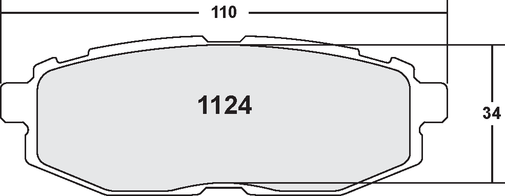PFC Racing Brake Pads - 1124