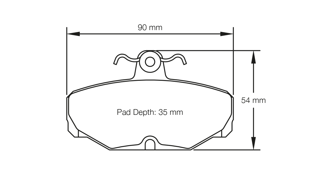 Pagid Racing Brake Pads - 1163