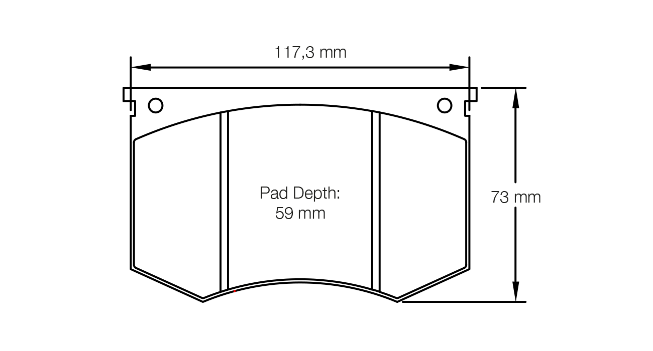 Pagid Racing Brake Pads - 1191