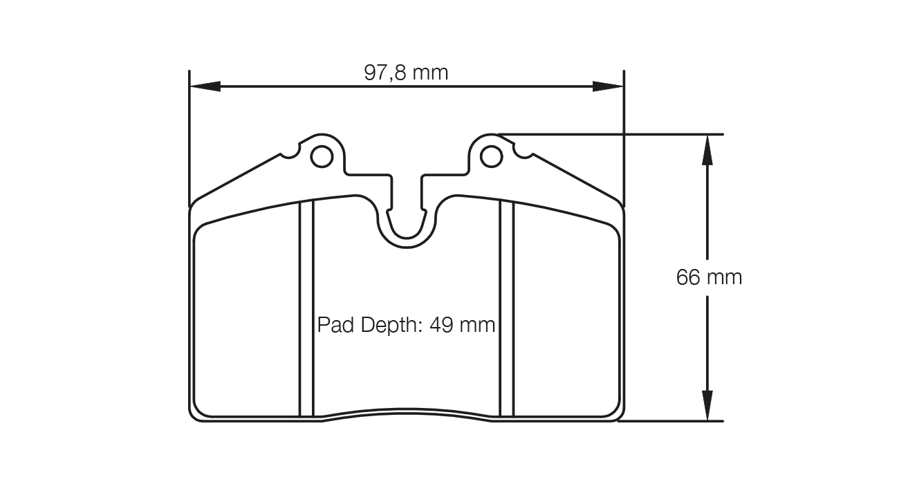 Pagid Racing Brake Pads - 1203