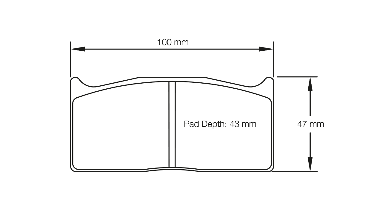 Pagid Racing Brake Pads - 1283