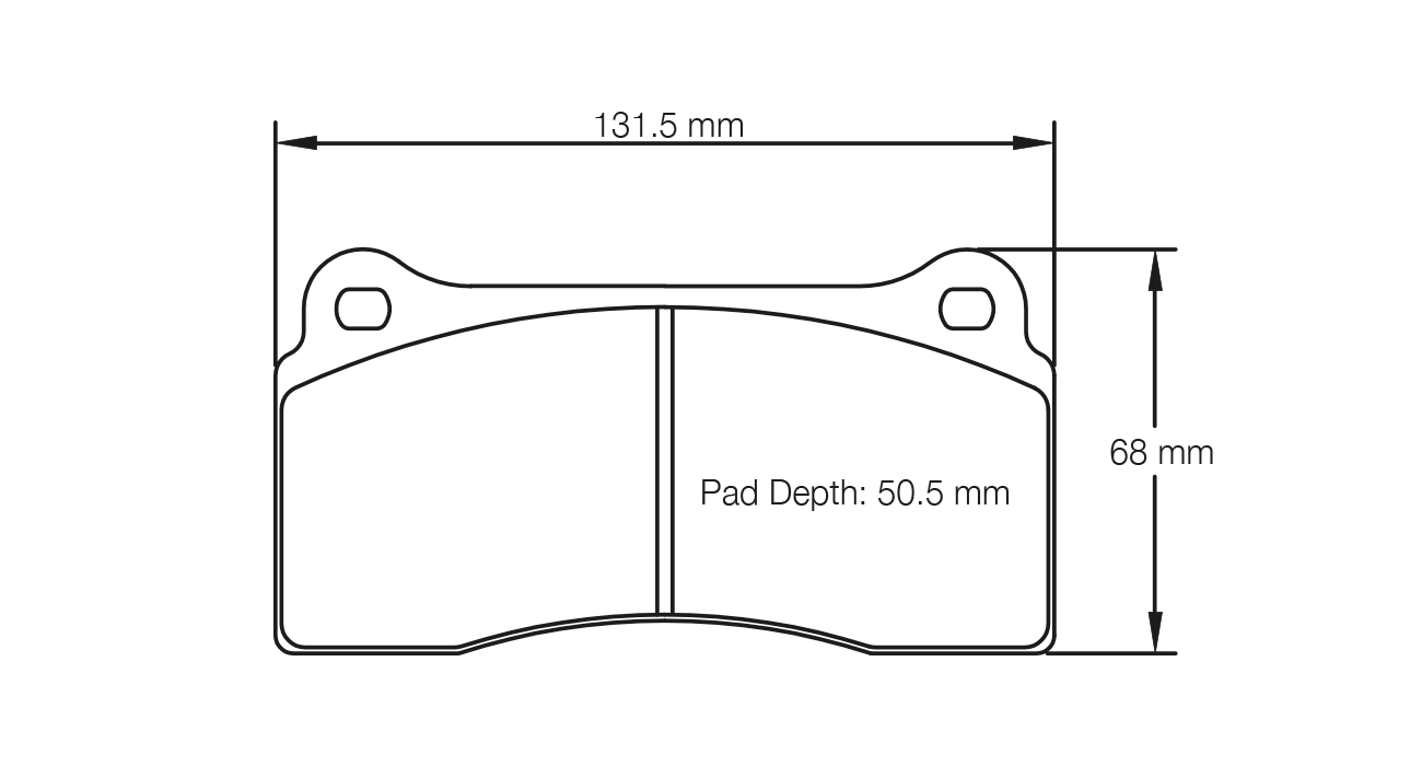 Pagid Racing Brake Pads - 1287