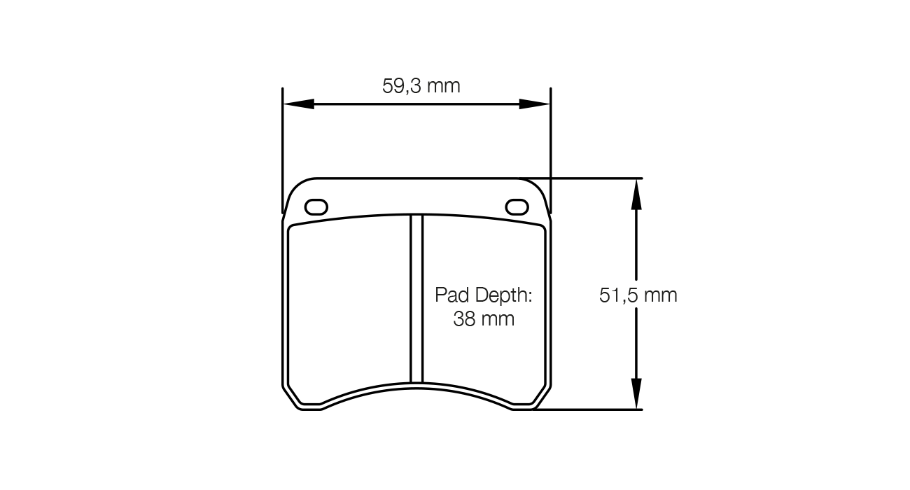 Pagid Racing Brake Pads - 1362