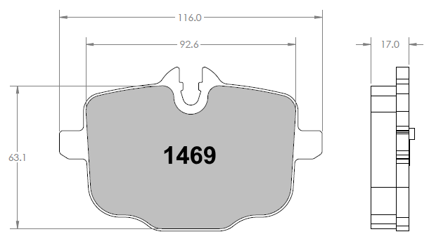 PFC Racing Brake Pads - 1469