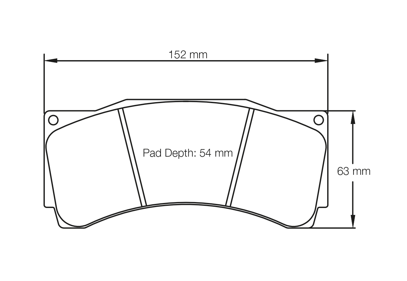 Pagid Racing Brake Pads - 1539