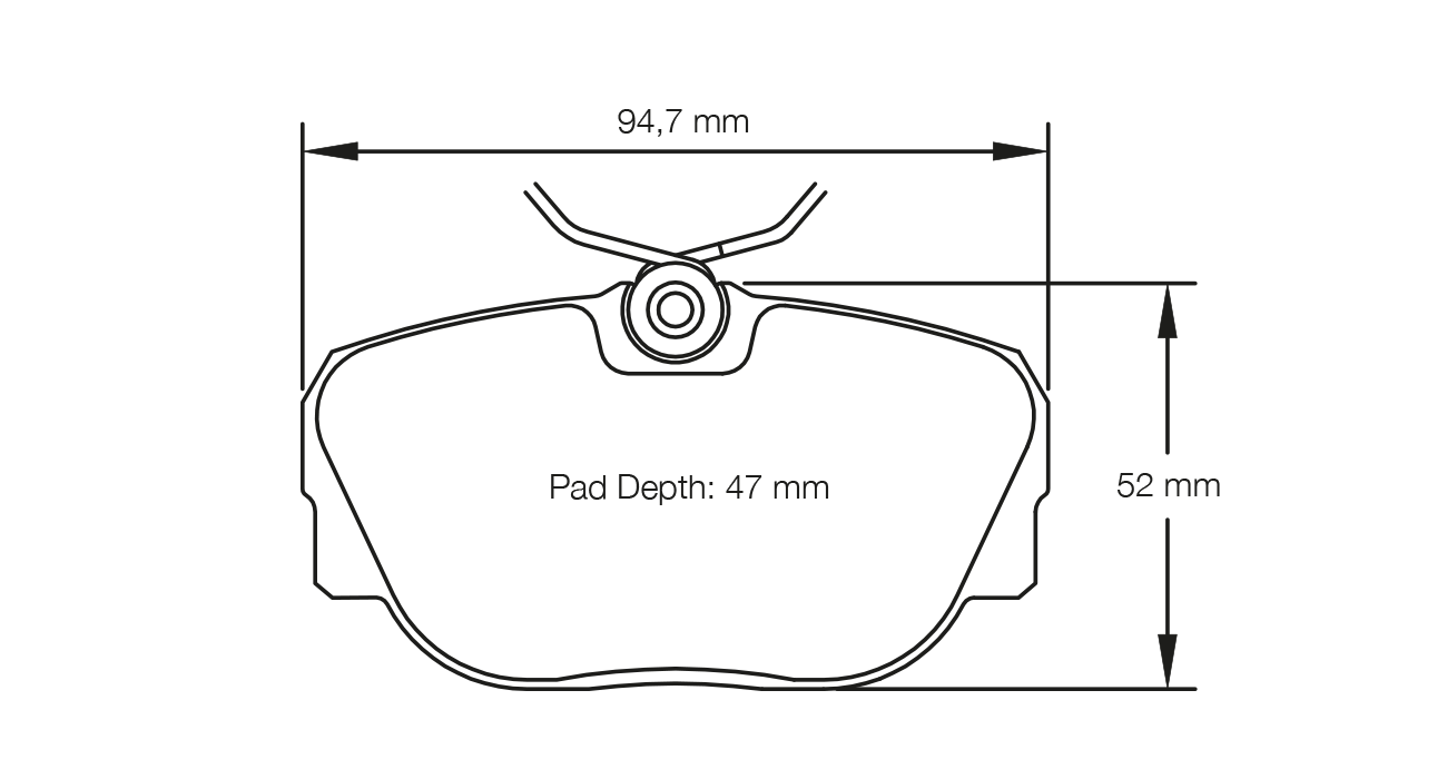 Pagid Racing Brake Pads - 1544