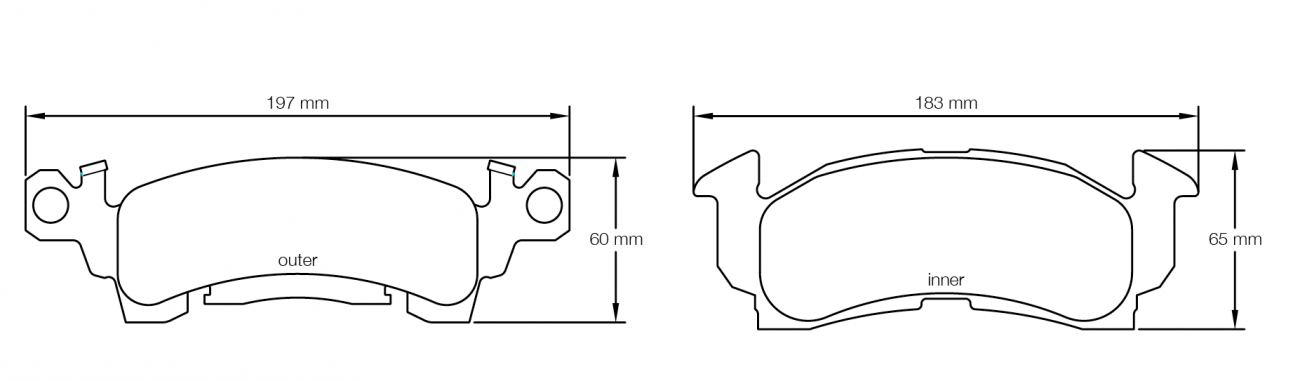 Pagid Racing Brake Pads - 1594