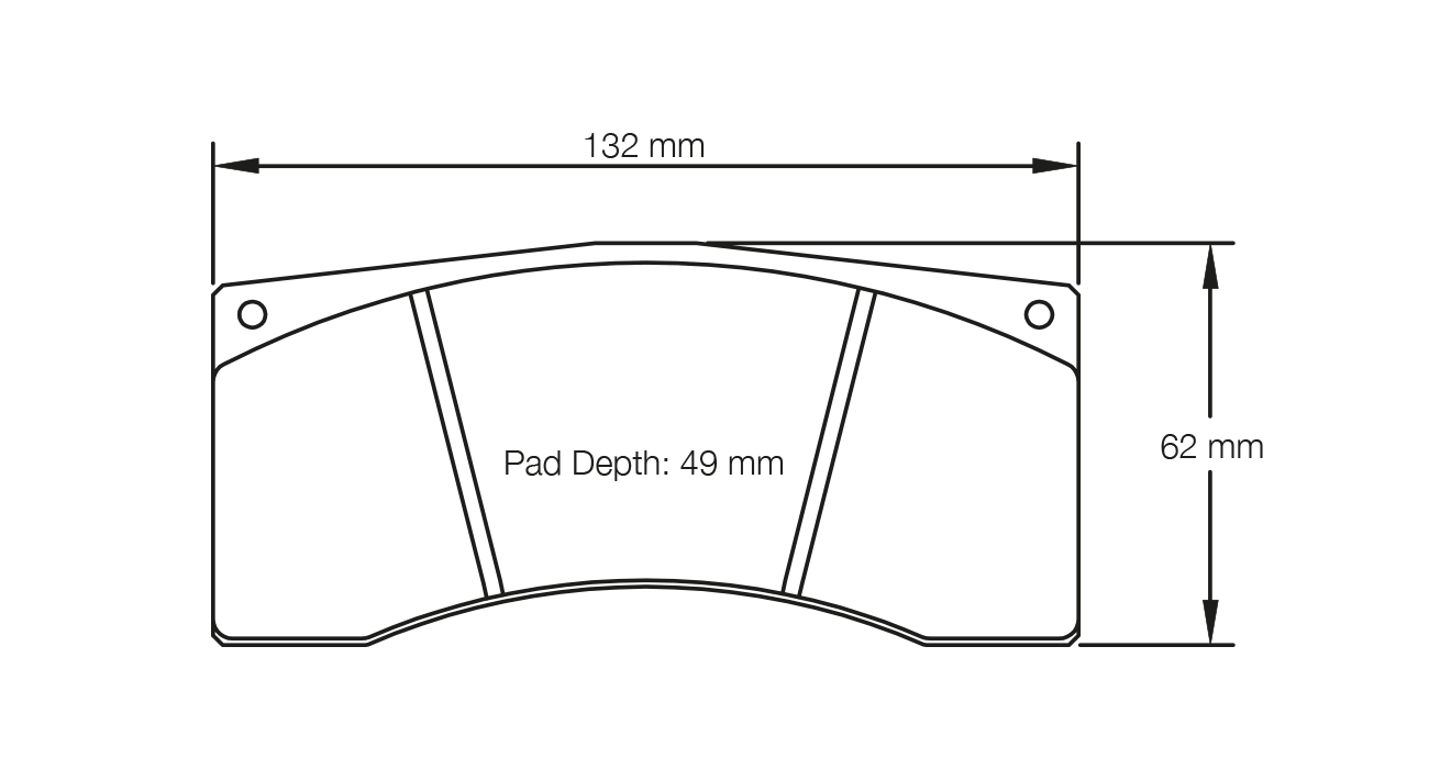 Pagid Racing Brake Pads - 1607