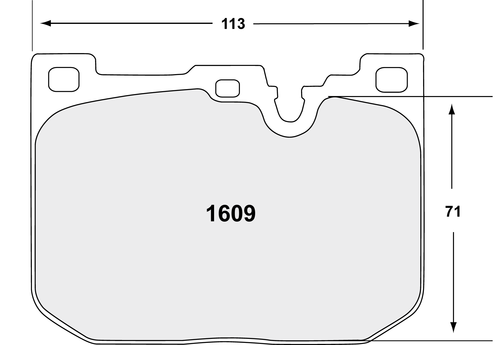 PFC Racing Brake Pads - 1609
