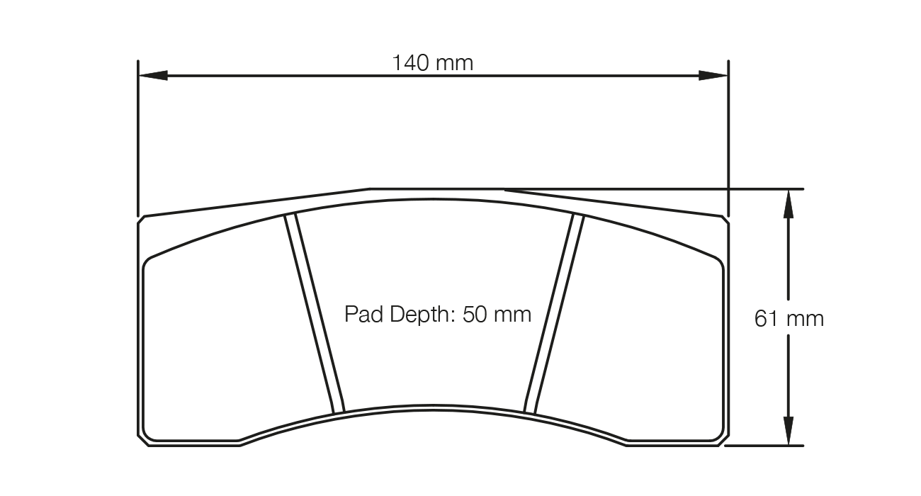 Pagid Racing Brake Pads - 1616