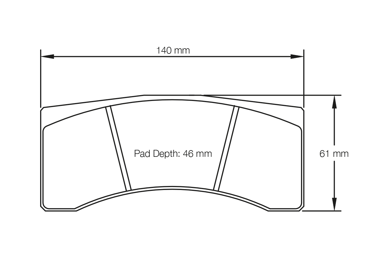 Pagid Racing Brake Pads - 1617