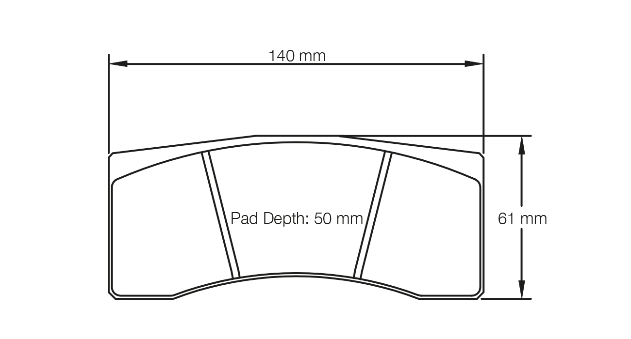 Pagid Racing Brake Pads - 1619