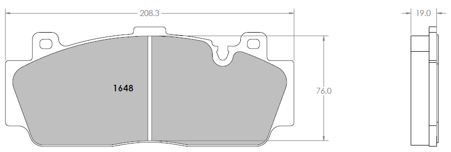 PFC Racing Brake Pads - 1648