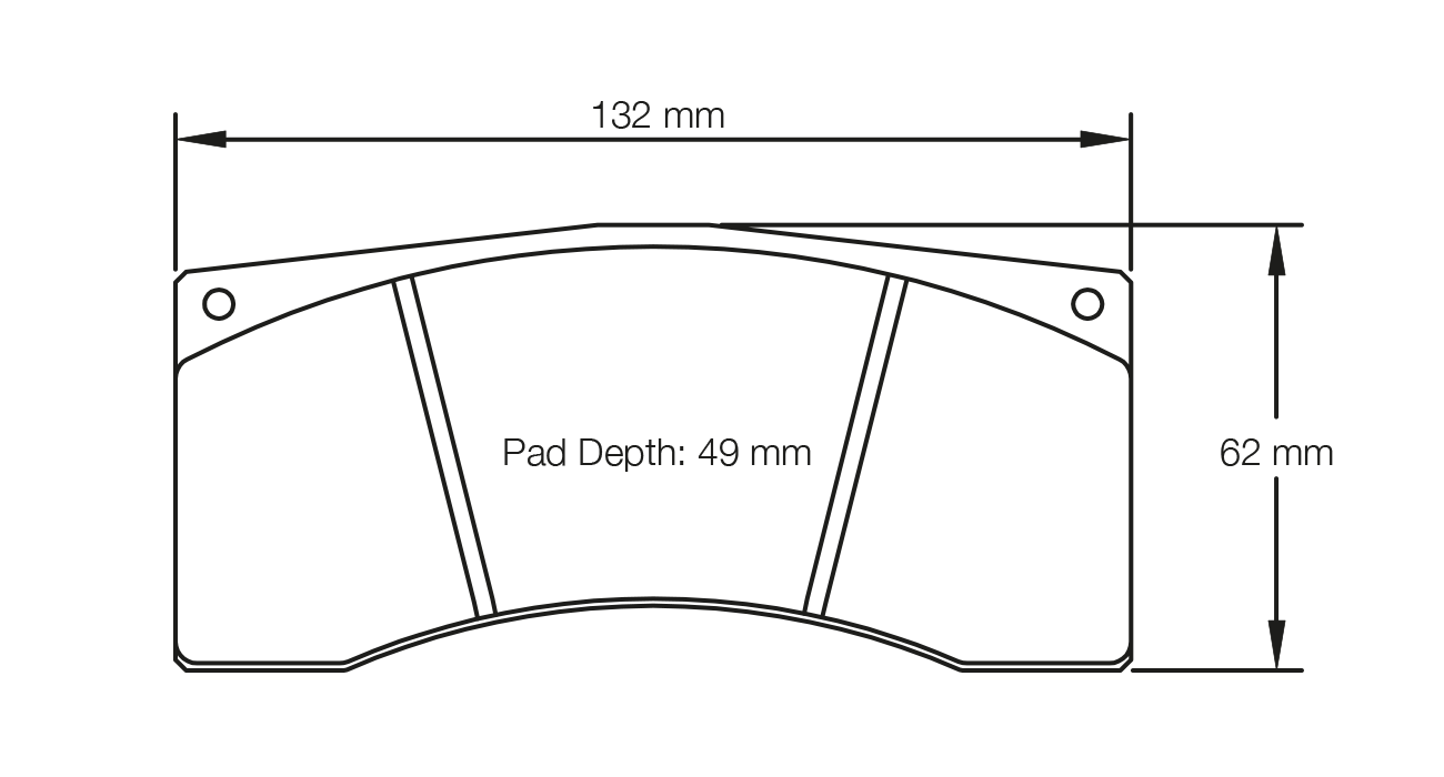 Pagid Racing Brake Pads - 1674