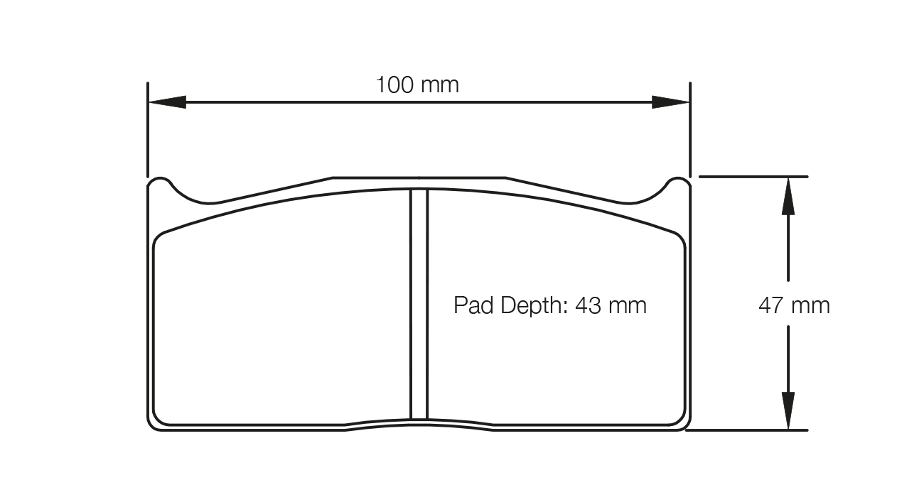 Pagid Racing Brake Pads - 1705