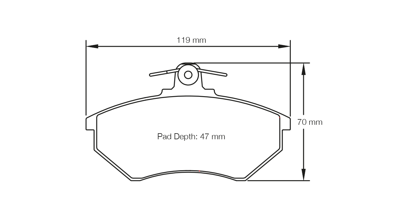 Pagid Racing Brake Pads - 1743