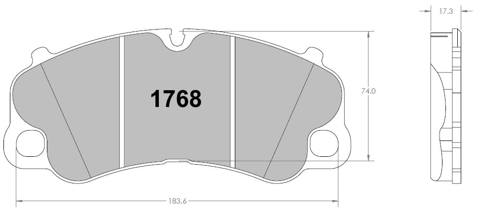 PFC Racing Brake Pads - 1768