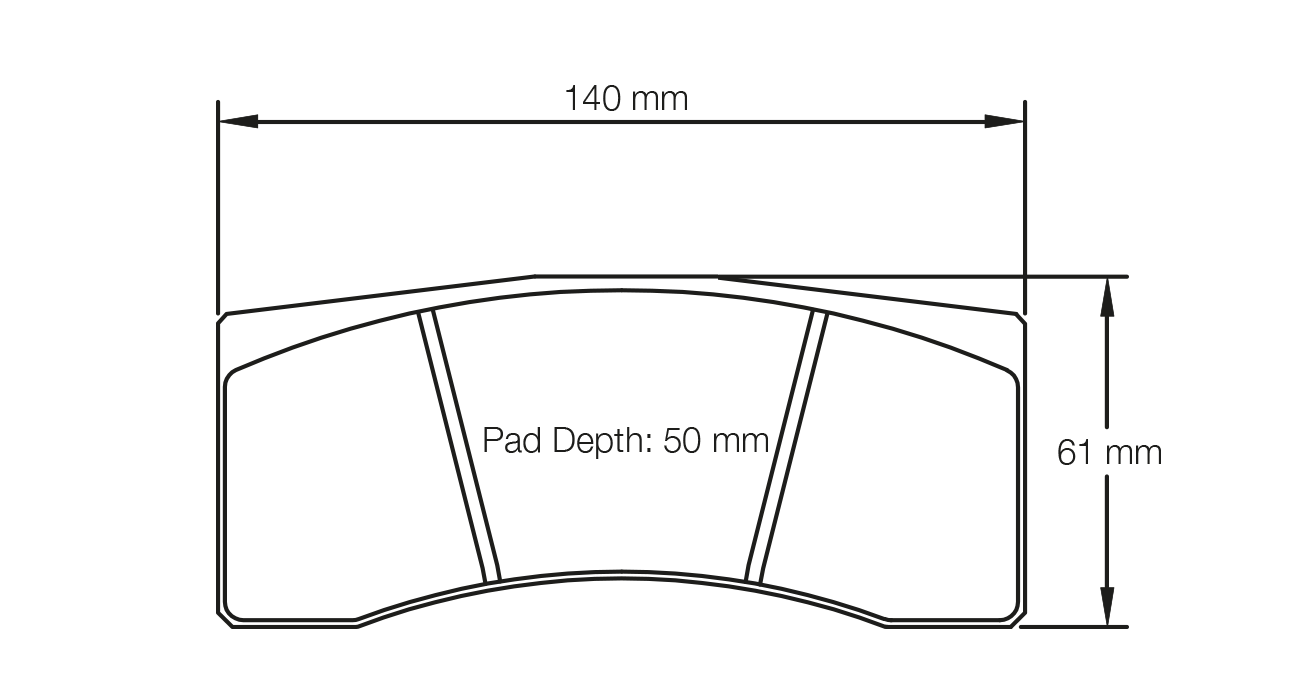 Pagid Racing Brake Pads - 1896