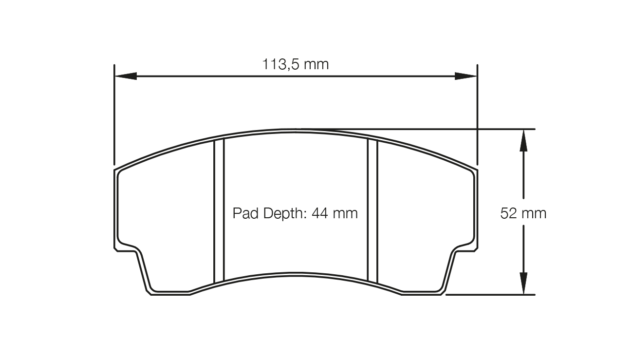 Pagid Racing Brake Pads - 2127