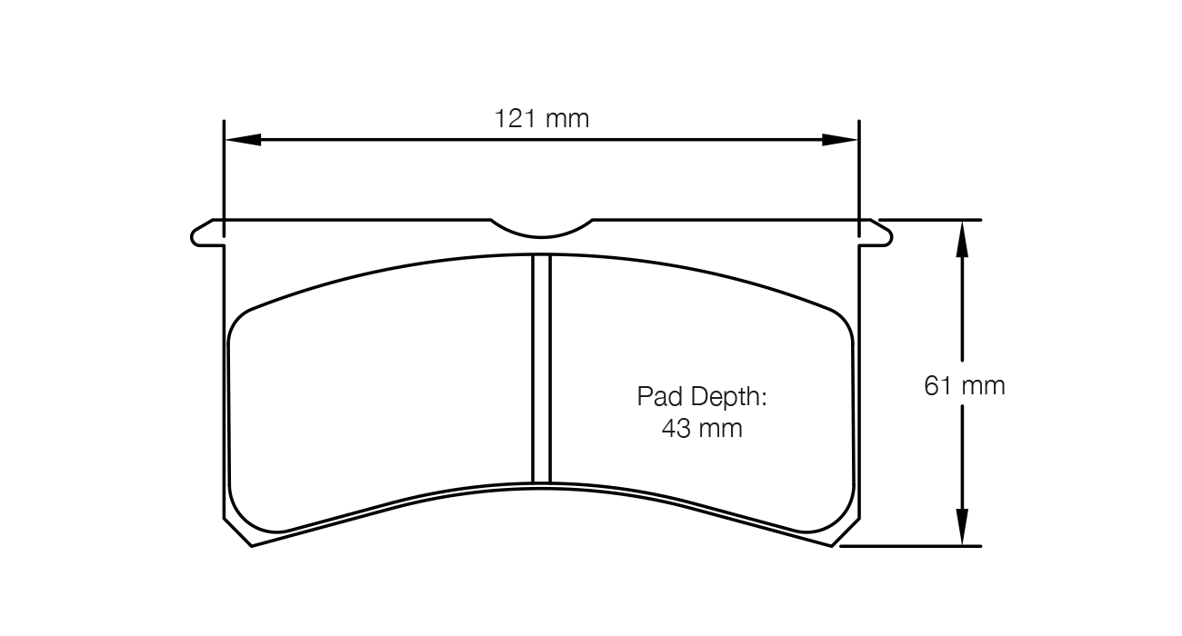 Pagid Racing Brake Pads - 2205