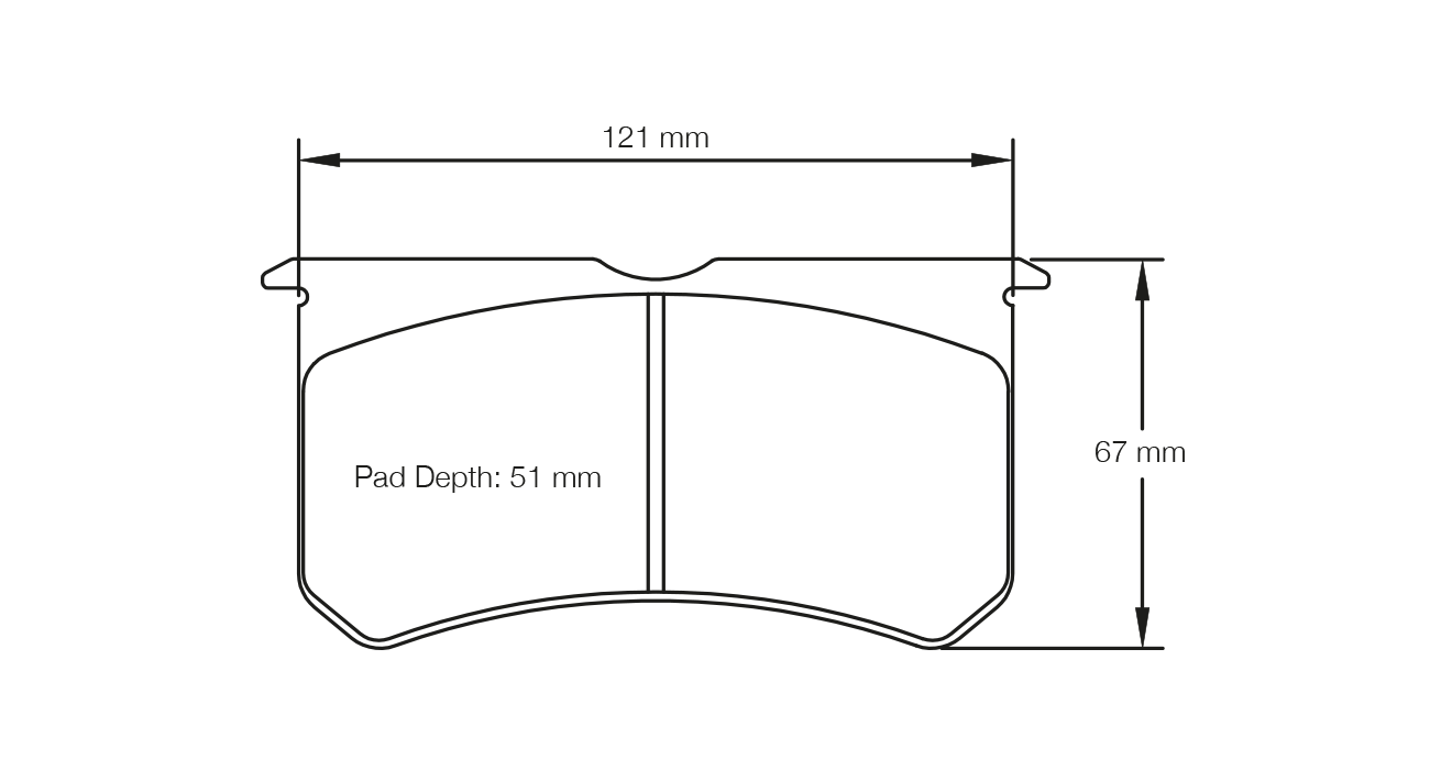 Pagid Racing Brake Pads - 2206