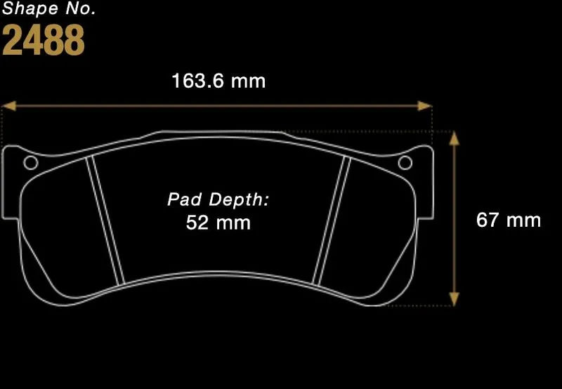 Pagid Racing RSX Premium Brake Pads
