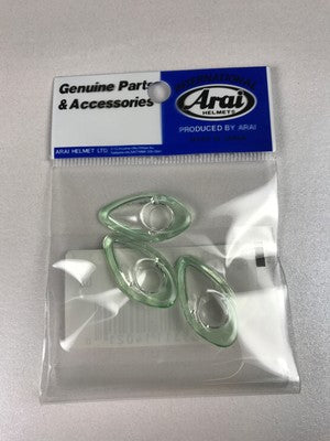 ARAI GP-6/GP-7 PED Tear-Drop Intake Vent Set (3) Clear