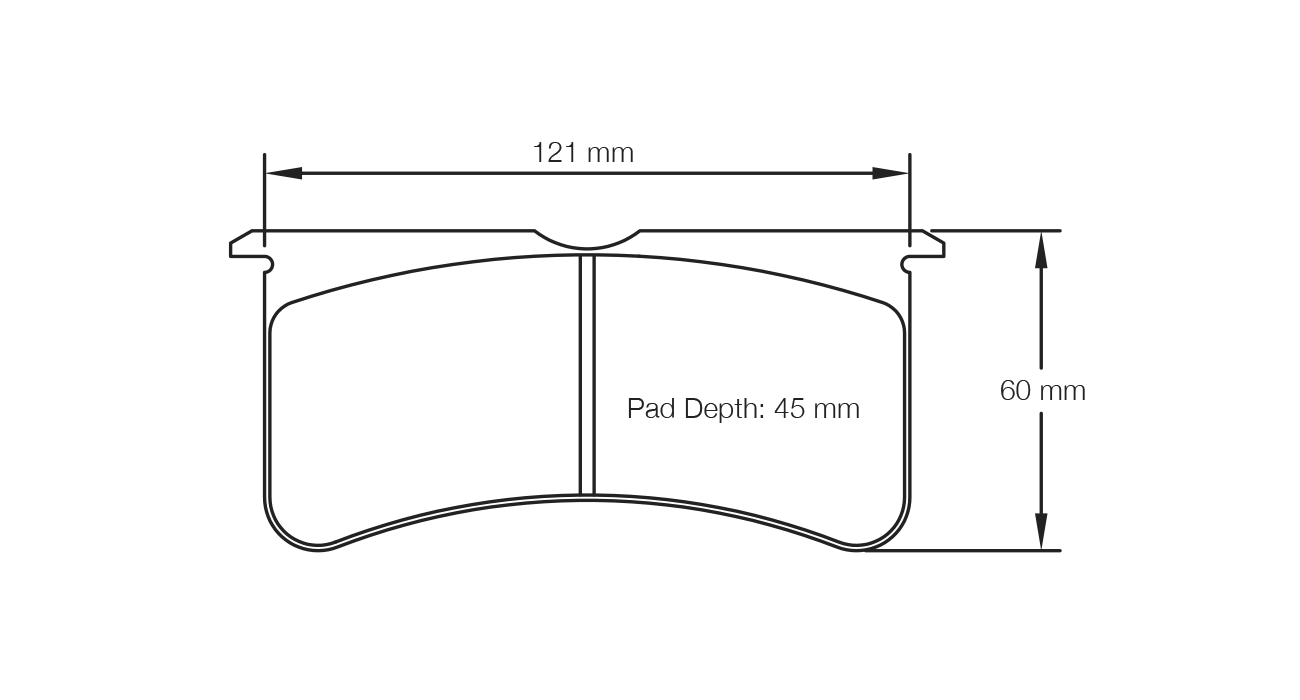 Pagid Racing Brake Pads - 2555