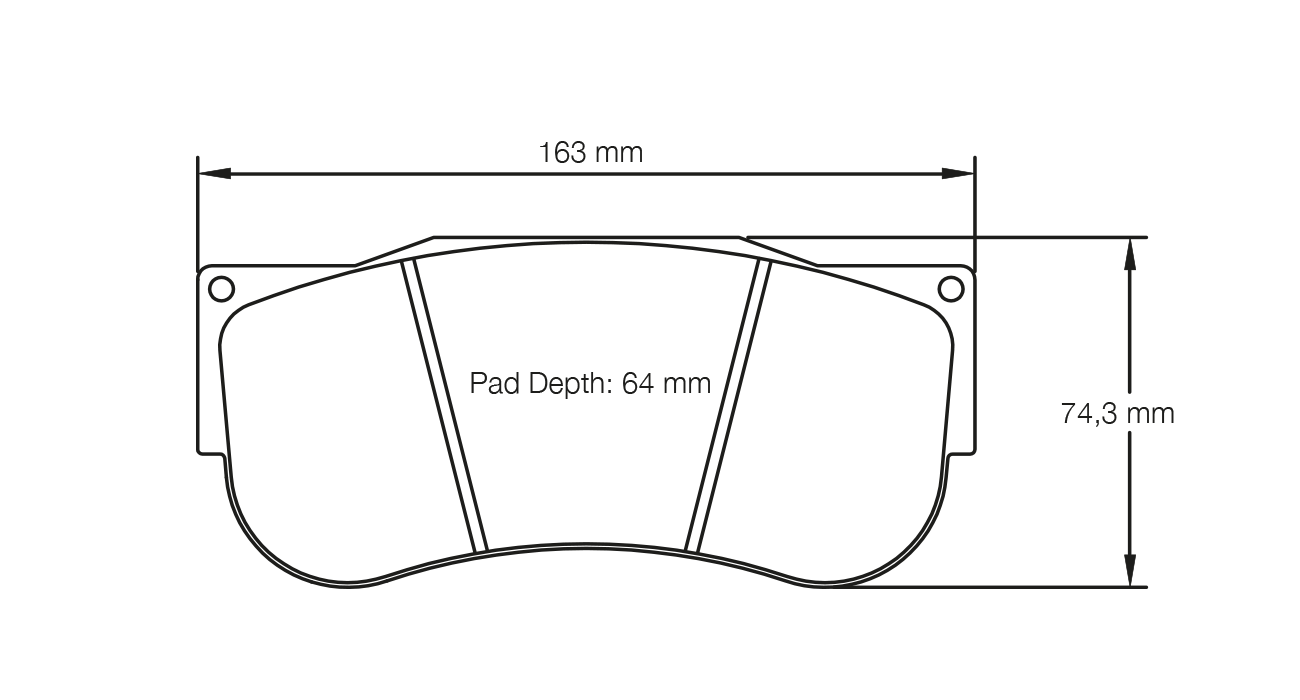 Pagid Racing Brake Pads - 2560