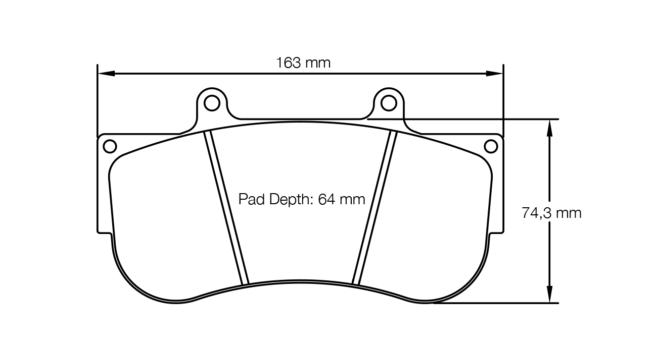 Pagid Racing Brake Pads - 2564