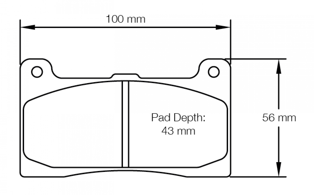 Pagid Racing Brake Pads - 2581