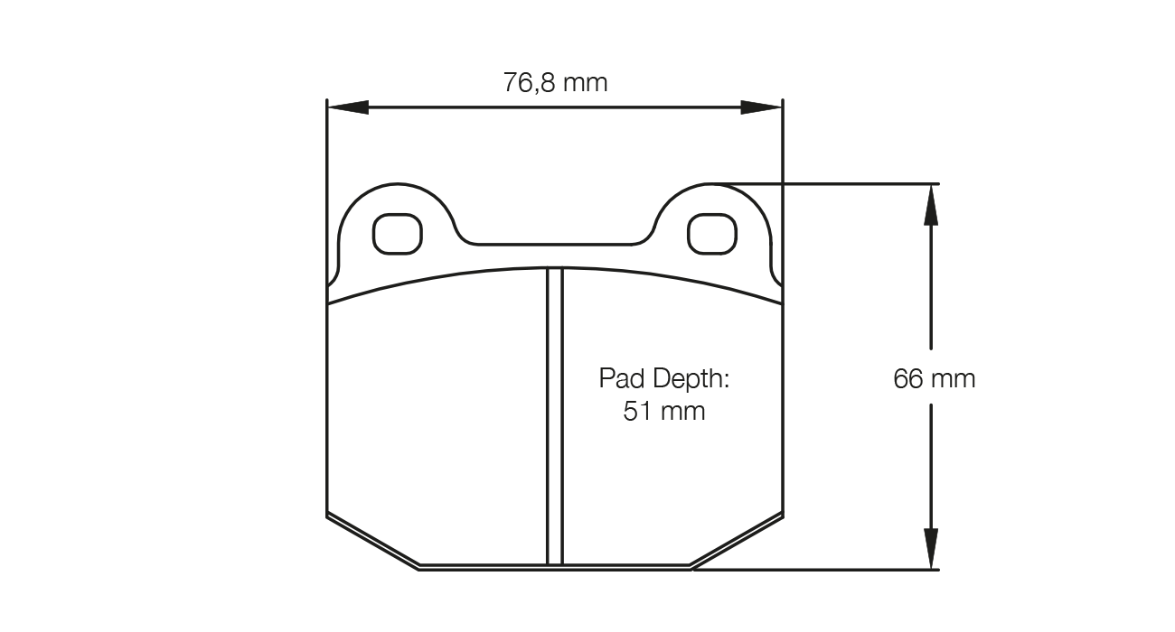 Pagid Racing Brake Pads - 2593