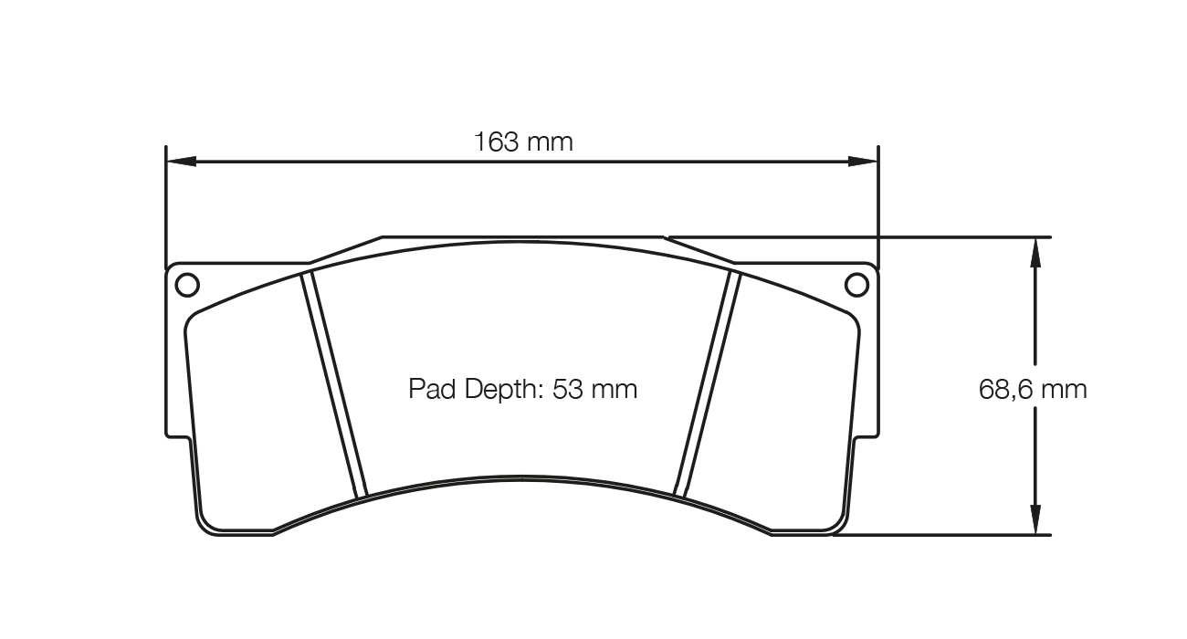 Pagid Racing Brake Pads - 2688