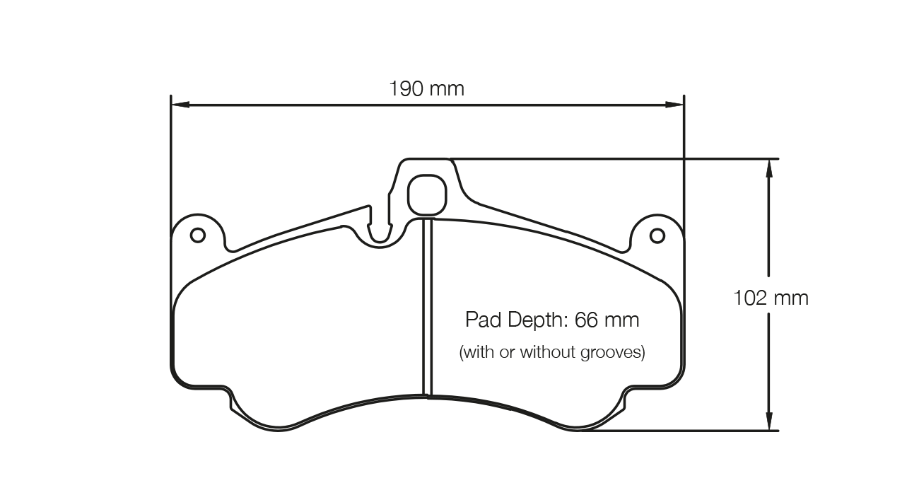 Pagid Racing Brake Pads - 2707