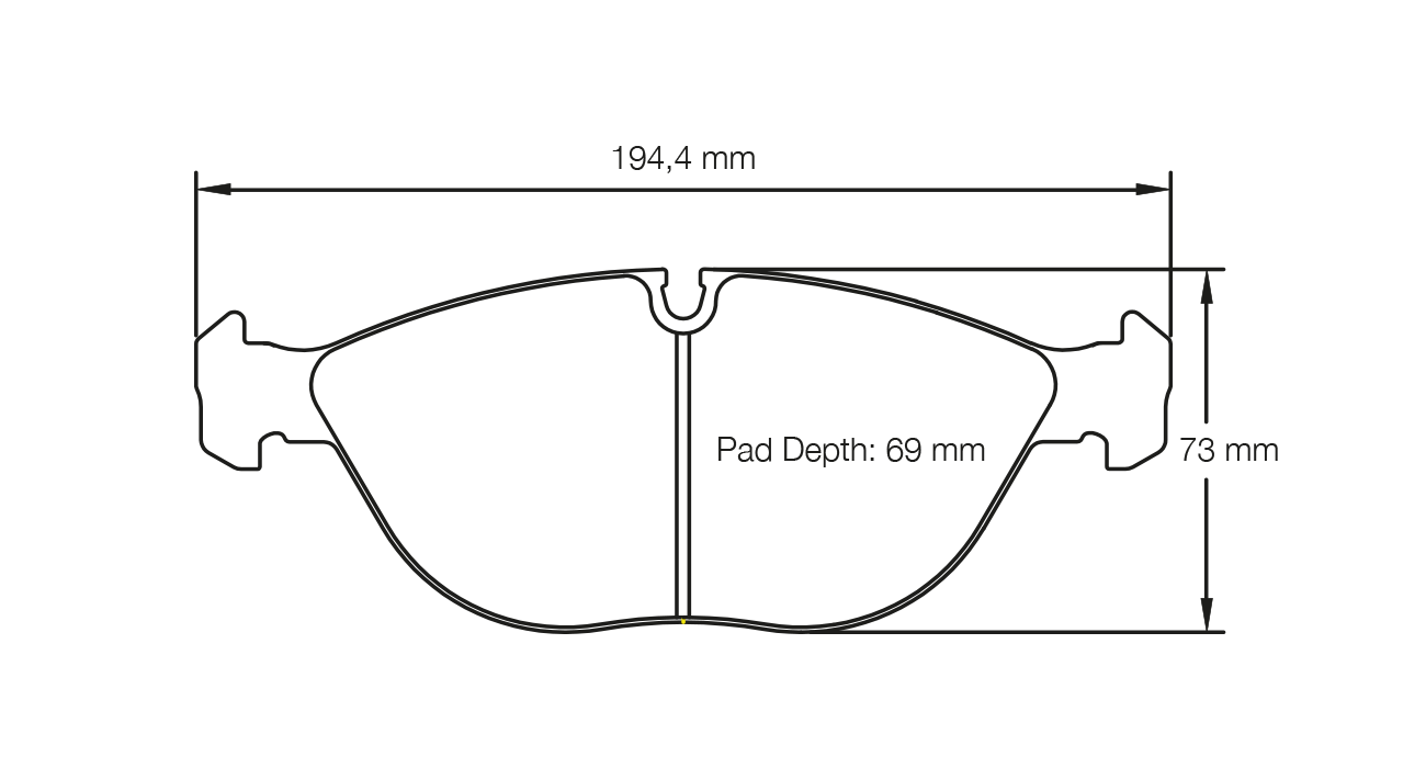 Pagid Racing Brake Pads - 2830