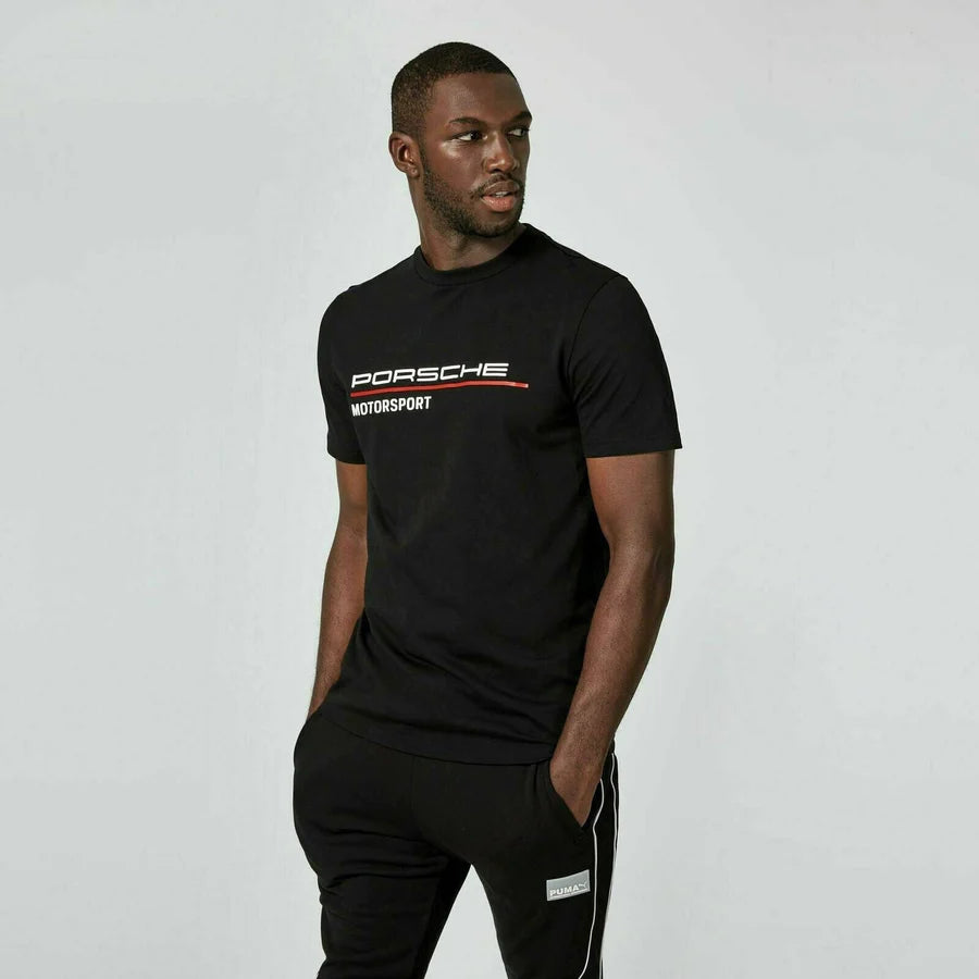 Porsche Motorsport Men's Black T-Shirt