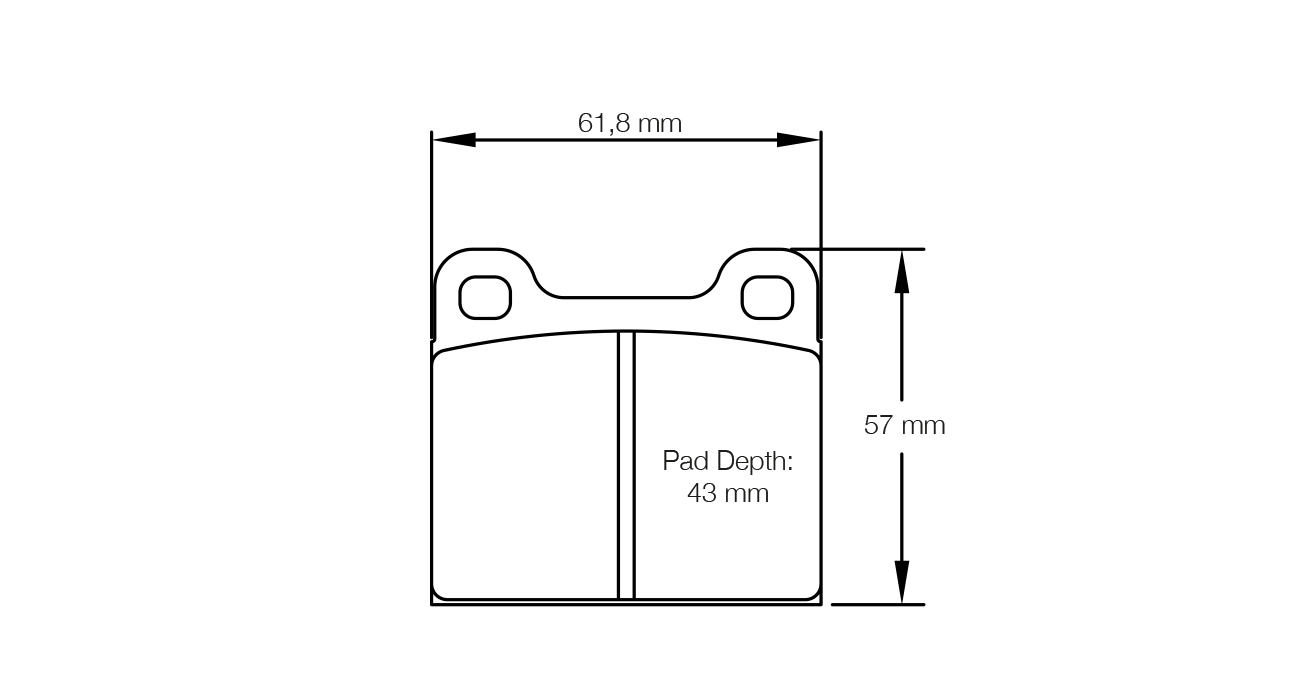 Pagid Racing Brake Pads - 4304