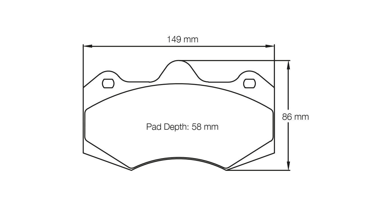 Pagid Racing Brake Pads - 4346