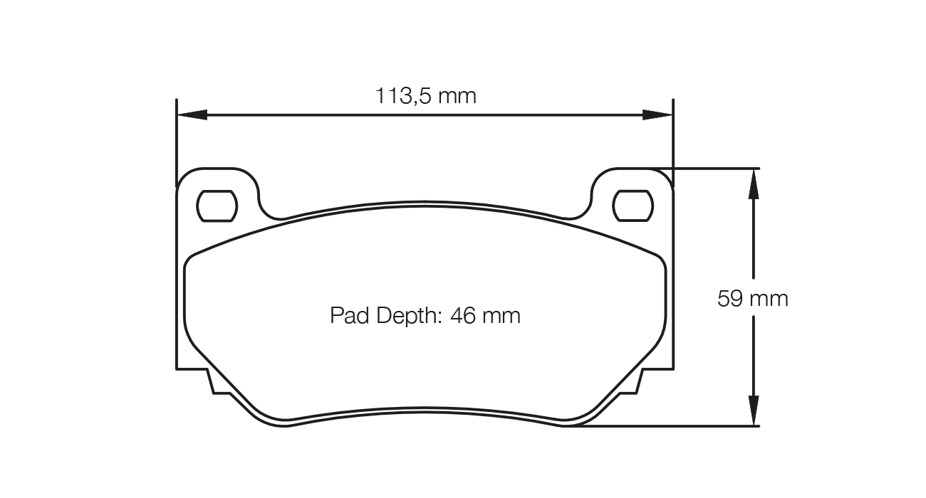 Pagid Racing Brake Pads - 4349