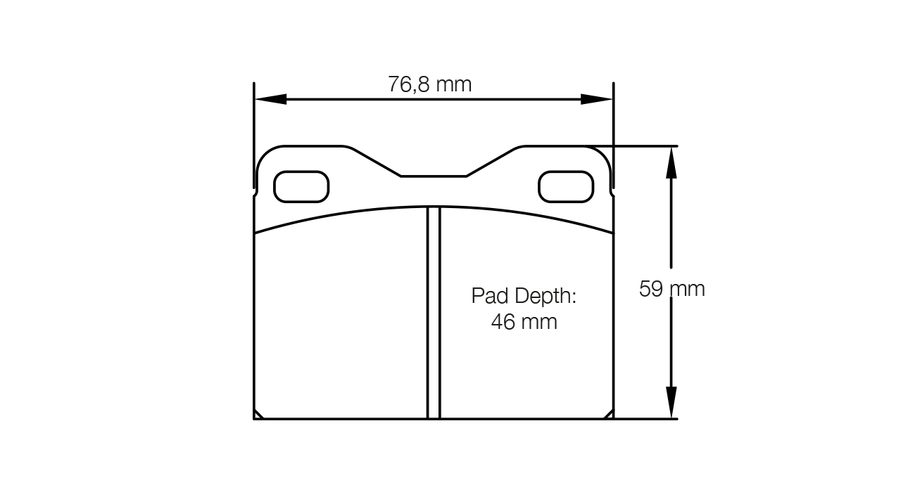 Pagid Racing Brake Pads - 4634