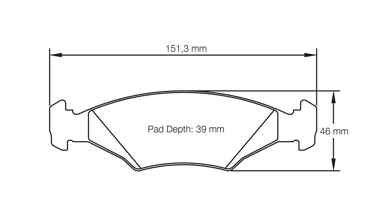 Pagid Racing Brake Pads - 4823