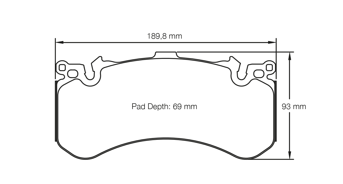 Pagid Racing Brake Pads - 4937