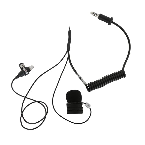 Stilo Electronics Kit- (PRO HELMET KIT) IMSA 4 conductor , Gentex button mic, 3.5mm jack for earbuds Non-Integrated